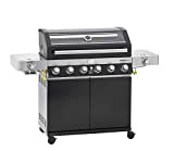 RÖSLE Unité de barbecue à gaz VIDERO G6-S, 30 mbar, gril avec 6 brûleurs en acier inoxydable, Prime Zone et ...