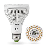SANSI 15W Ampoule Horticole LED E27 pour Plantes Intérieures, Équivalent 200W Lampe de Croissance Plante à Spectre Complet, Éclairage de ...