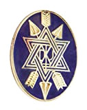 Secret moniteur Brotherhood de David symbole maçonnique &Jonathon Freemasonry K124 Badge
