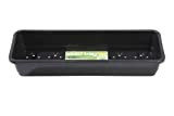 Seed Tray Garland Narrow Seed Trays Black 2 Tier Drainage Cells Strong Rim