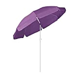 Sekey Parasol de Jardin 200 cm Parasol de Terrasse Protection Solaire UV25+ (Violet)