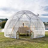 SHELTERDOME Moustiquaire Glamping Dome Iglu Jardin d'hiver – Idéal pour la terrasse et le jardin, protège contre les insectes, le ...