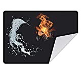 SIRUITON Fire Pit Mat Fire Retardant Oil Absorbent Mat Protects Decks and Patios Reusable and Waterproof Fire Resistant Fire Pit ...