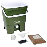 skaza Exceeding Expectations. Bokashi Organko (16 L) Composteur pour Jardin et Cuisine en Plastique Recyclé | Kit de démarrage avec ...