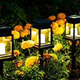 Solpex Lot de 8 lanternes solaires d'extérieur à suspendre avec piquet pour jardin, terrasse, pelouse, terrasse, parasol, tente, arbre, cour, ...