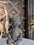 STORIMO Statue de Dragon de Jardin,Statue de Dragon de Jardin en résine,Dragon Statue Décoration d'intérieur, pour Les Amateurs de Dragons,Décoration ...