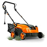 SuperHandy Scarificateur de pelouse électrique 2 en 1 230 V avec sac de ramassage, cour, entretien du jardin, aménagement paysager
