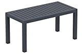 Table Lounge Ocean - Table de Jardin Résistante aux Intempéries et aux Rayons UV - Table de Terrasse ou Véranda ...