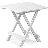 Table pliante Adige - Table d'appoint - Table de camping - Table de jardin - 45 cm x 43 cm x 50 cm ...