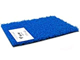 Tapis Gazon Artificiel Bleu FUN4YOU Échantillon avec étiquette - Moquette d'extérieur pour Balcon et Terrasse | Tapis Gazon synthétique | ...