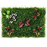 Teckey Écran de clôture de la Vie privée d'Ivy Artificielle, 40x60 cm Hediges artificiels Clôture et Faux Ivy Vigne Décoration ...