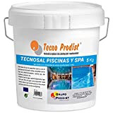 Tecno Prodist TECNOSEL Piscines Sel spécial pour la chloration Saline de piscines, Spa ou Jacuzzis - en Seau de 5 ...