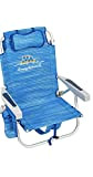 TECNOVOZ Tommy Bahamas 2000998 Chaise de Plage Pliante avec poignées Bleu mosaïque