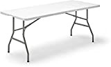 Tenco TG180 - Table Pliante Transportable, Table en Plastique Robuste, 180 cm, blanc