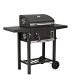 tepro Toronto Barbecue à charbon compact Anthracite/acier inoxydable
