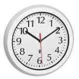 TFA Dostmann 60.3542.02 radiopiloté(e) Horloge Murale 30 cm Blanc pour Salle de Bain / pièce Humide, protégé Contre Les Projections ...