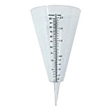TLM Toys Pluviomètre pour jardin - En verre - Pour mesurer la quantité de précipitations - Résistant aux intempéries - ...