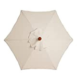Toile de Rechange pour Parasol,Housse de Rechange Parasol de Jardin,Auvent pour Parasol en Polyester,2 Mètres de Diamètre,Convient pour Un Parapluie ...