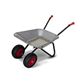 Topwell Brouette d'extérieur pour enfants - Brouette à double roue pour enfants - Construction en métal - Pour jardin, plage ...