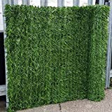 True Products Evergreen 1 x 3 m artificiel haie de conifères Plastique Clôture de jardin de dépistage de confidentialité – Vert