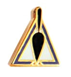 Truelle en cassé Triangle Mystérieuses maçonnerie badge à épingle – K046