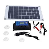 Ufolet Kit de Panneau Solaire, Facile à Installer et à connecter Chargeur de Panneau Solaire Module photovoltaïque en polysilicium 50W ...