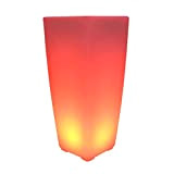 Vase lumineux sans fil LED multicolore dimmable POTY H70cm avec télécommande