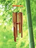 VCUTEKA Carillon à vent en bois – Carillon à vent en bambou avec une tonalité incroyable pour terrasse, jardin, décoration ...