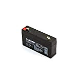 Velamp 23720 Batterie Rechargeable au Plomb 1.3 Ah 6 V Noir