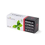 Véritable Lingot® Basilic Citron Bio - Compatible Potager d'Intérieur et Exky® - Recharge prête à l'emploi - Substrat avec Graines ...
