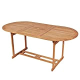 vidaXL Table de Jardin Table de Patio Table de Salle à Manger Table à Dîner Repas Terrasse Extérieur 180x90x75 cm ...