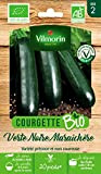 Vilmorin - Courgette verte noire maraîchère bio - Variété précoce et non coureuse -Très productive -Semences issues d'une culture conforme ...