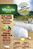 Vilmorin - Film Tunnel de Forçage 2 m x 4 m - Farine de Céréales - Épaisseur 20µm -100% Biodégrable