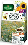 Vilmorin-Mélange de fleurs méllifères - semences pour plantations - fleurs basses 30 cm annuelles pour 50m²- fleurs riches en nectar ...