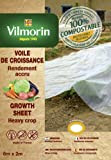 Vilmorin - Voile de Croissance 2 m x 8 m - Farine de Céréales 100% Biodégradable - Épaisseur 18µm