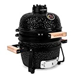 VONROC Barbecue Kamado 13 pouces VONROC - Ø27 cm de surface de cuisson, 25kg - à charbon de bois - ...