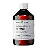 wesentlich. Huile de neem avec émulsifiant 500 ml – Prête pour une application immédiate