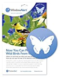 WindowAlert Autocollants en forme de papillon.