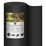 WOLTU 150 g/m² Toile Anti-Mauvaises Herbes, Toile de paillage, Film géotextile, Toile pour Parterre de Fleurs Anti-UV Anti-UV en Tissu ...