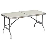 WOLTU Table de Pique-Nique Table Pliante Valise avec Poignée Table de Jardin Exterieure Table de Camping en MDF et Acier ...