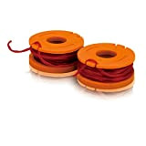 WORX - Lot de 2 bobines de fil de coupe de 3 m - WA0004.1 - Ø1,25 mm (Compatible avec ...