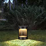 WRMING 15W LED Lampe de Jardin Exterieur avec Détecteur de Mouvement, Borne Lumineuse Jardin Aluminium, éclairages de Jardin Moderne pour ...