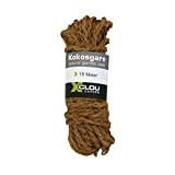 Xclou Corde en fibre de noix de coco - Ficelle de jardinage en noix de coco - Fil en fibres ...