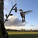 XeonZone Silhouette en Acier d'oiseau en Métal,Statue Oiseaux Décor d'arbre d'art de Figure,Oiseaux sur la Branche de Décoration Murale d'art ...