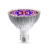 XGzhsa Lampe LED horticole, Lampe de Croissance des Plantes, Ampoule de Lampe à LED pour Plantes à Spectre Complet pour ...