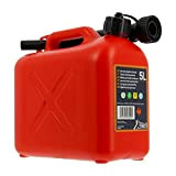 XL Tech 506020 Jerrican Homologué Carburant 5 L, Rouge