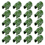 YARNOW Lot de 20 clips de serrage pour serre - Vert - 20 mm