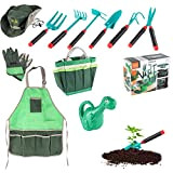 Yeeda Ensemble d'outils de Jardin pour Enfants - Ensemble de Jardinage Vert pour Tout-Petits,Kit d'outils de Jardin Vert avec arrosoir ...