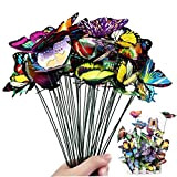 Youxiu Multicolore Jardin Papillons piquets 25 pièces Jardin Jardin jardinière Artificielle Papillon piquets extérieur intérieur Pots de Fleurs décoration