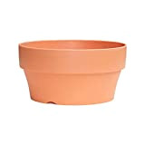 Yushu - Pot en terre cuite artificielle, pot de poterie en céramique, avec trou de drainage, pots de fleurs de ...